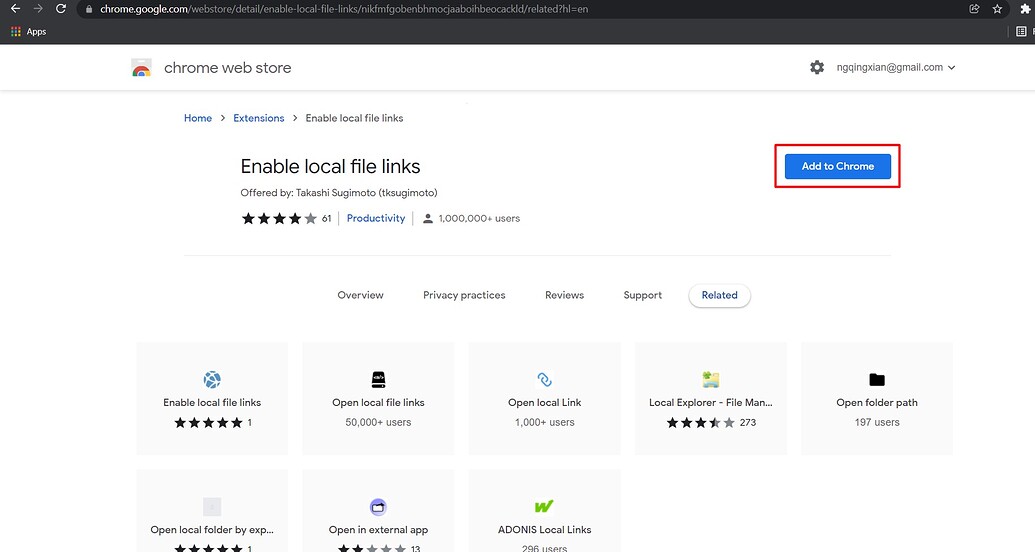 How to enable local file links in google chrome beta inistate