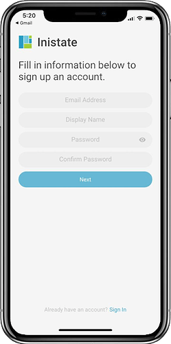 Iphone X Mockup_fill in account Invite