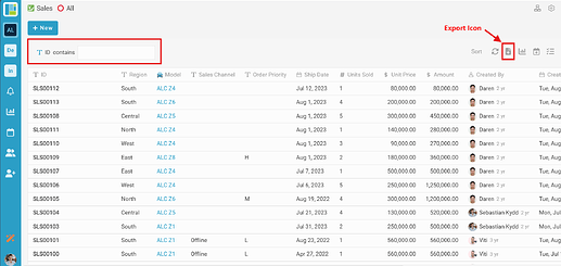 Filter Data