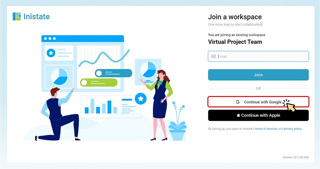 How to join a workspace? Support Inistate Community