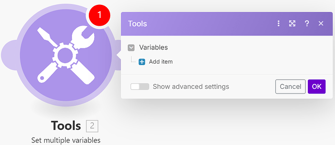 Set multiple variables