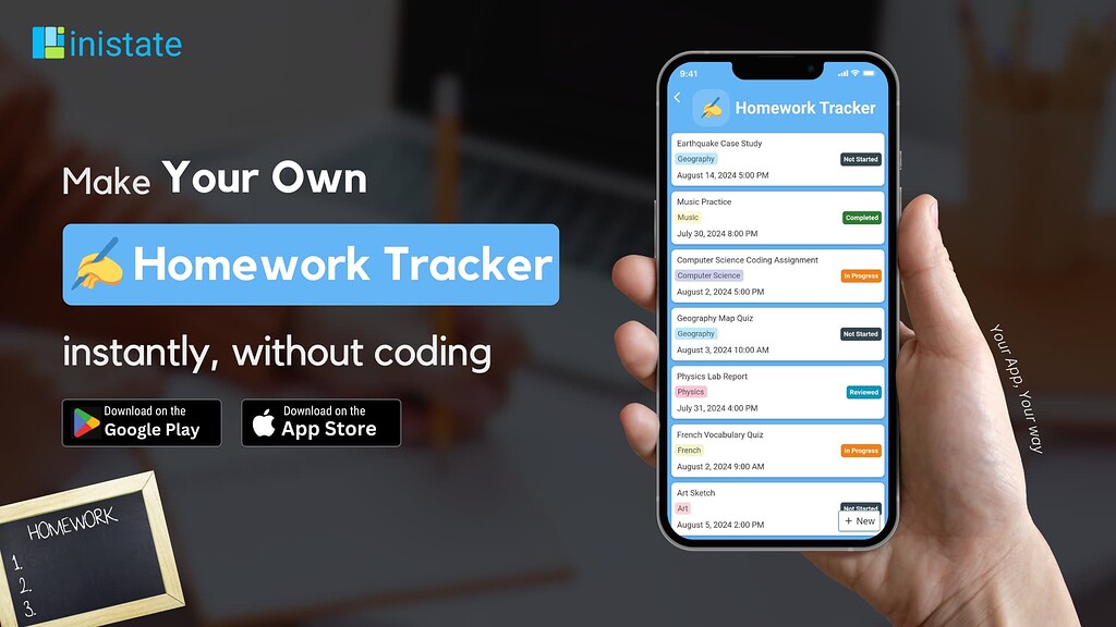Homework Tracker Template: How Inistate Simplifies Task Management for ...