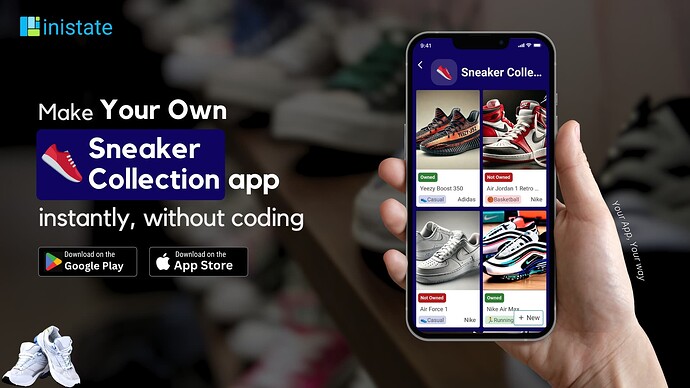 Template 1 (Sneaker Collection app))