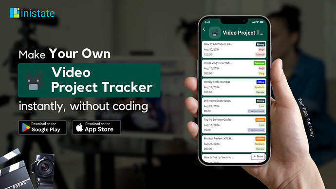 Video Project Tracker